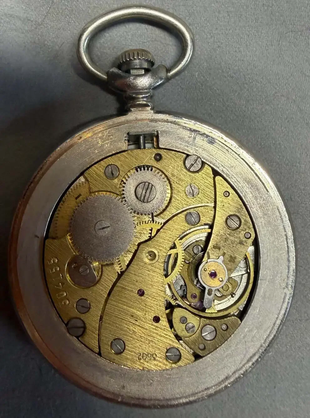Vintage Molnija Russian Three Graces Mechanical Pocket Watch*Parts/Repair Only*